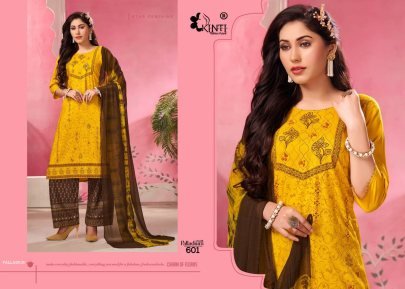 PALLADIUM By Kinti Rayon Kurti Pant And Dupatta Set