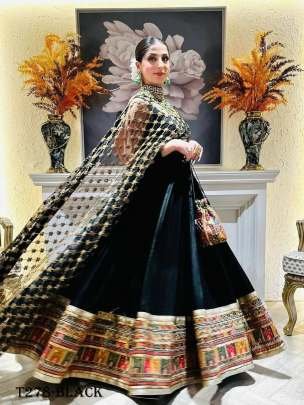 Party Wear Black Georgette Fancy Gown