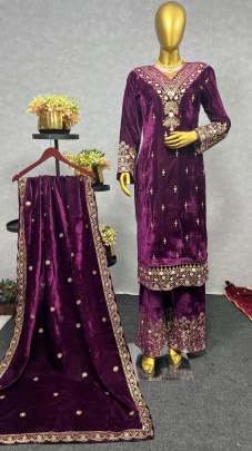 Party Wear Collection of Kurti, Palazzo with Dupatta