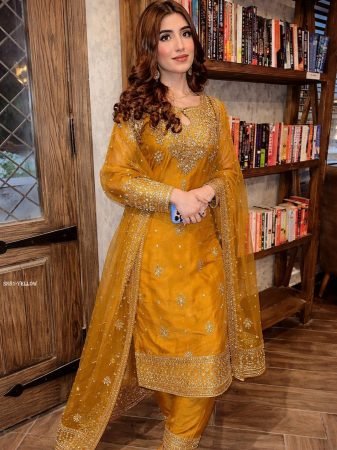 Party Wear Ethnic Outfit for Women With Sequins