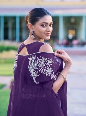 Party Wear Fully Stich Fandy Silk Lehenga Set With Shrug