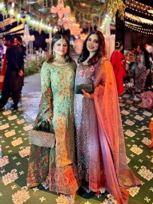 Party Wear Luxury Look Multy Work Georgette Top And Palazo Set