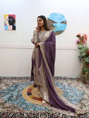 Party Wear readymade Chinon Silk Pakistani Suits