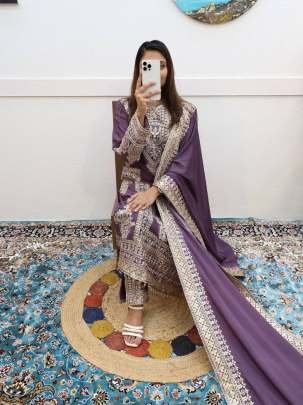 Party Wear readymade Chinon Silk Pakistani Suits
