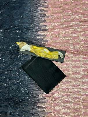 partywear sequence georgette saree with fancy blouse