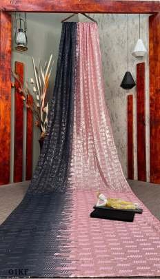 partywear sequence georgette saree with fancy blouse