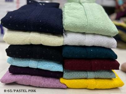 Pastel Pink Rayon Chikan Work Kurta With Pyjama