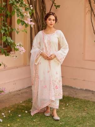 Pink Chanderi Silk Embroidery Kurta Set