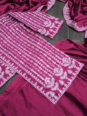 Pink Colour Rangoli Silk Ready To Wear Designer Saree