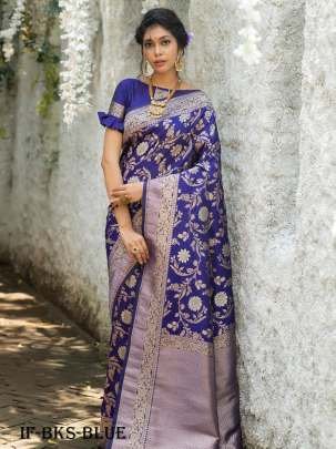 Pink Designer Soft Banarasi Katan Silk Saree