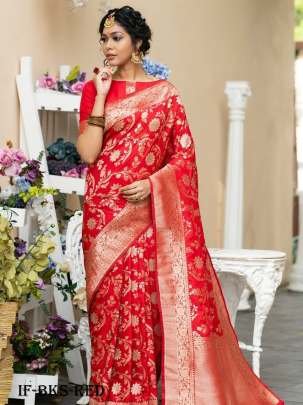 Pink Designer Soft Banarasi Katan Silk Saree