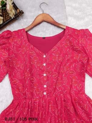 Pinklet Muslin One Pcs Dress