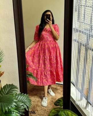 Pinklet Muslin One Pcs Dress