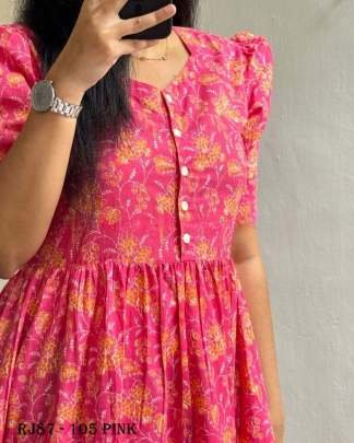 Pinklet Muslin One Pcs Dress