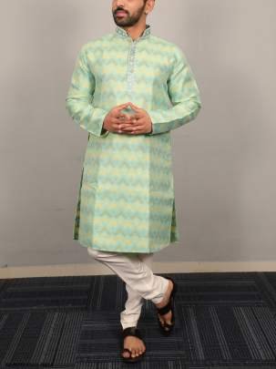 Pista Morpankh Soft J Card Men kurta with Payjama