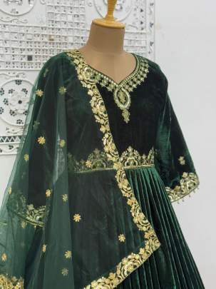 Premium And Classical Exclusive Pure Viscous Velvet Gown