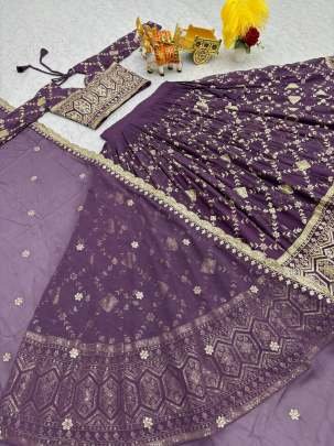 Premium Exclusive Heavy Faux Georgette Lehenga Choli With Sequence Work