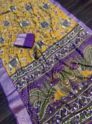 Premium Mul Cotton Saree With Intricate Jacquard Border Work