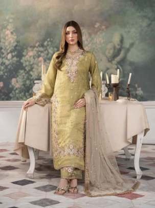 Premium New Launch Multi Work Chinon Silk Kurtis Palazo Set