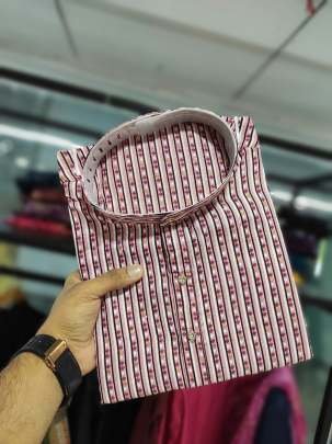 Premium Pink Color Cotton Kurta and Pyjama