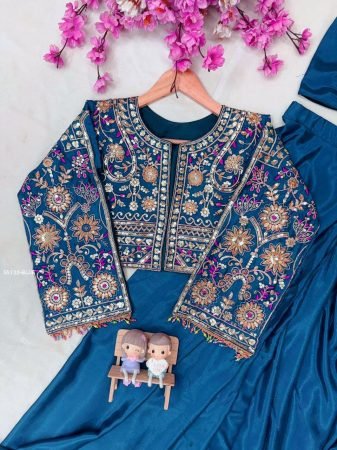 Premium Silk Lehenga Saree with Zari Thread Work Jacket