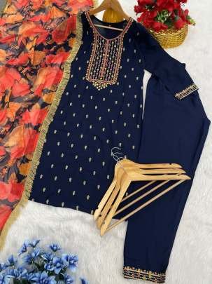 Presenting New collection of Navy Blue Designer Suit