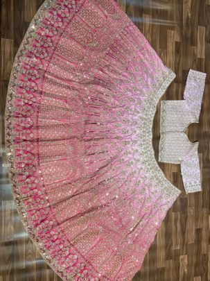 Presenting Premium Banarasi Satin Zari Silk Kiara Advani Wedding Lehenga  Set