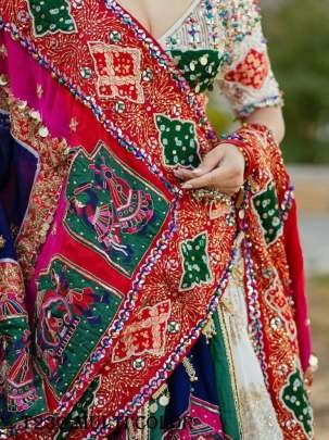 Printed Multi Color Pure Muslin Cotton Chaniya Choli