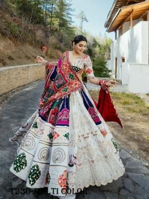Printed Multi Color Pure Muslin Cotton Chaniya Choli