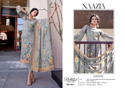 Pure Jam Cotton Embroidery Work Nazia Catalog