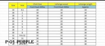 Pure Lichi Zari Silk Kids Purple Lehenga