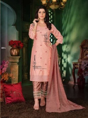 Raavya Vol 8 By Maira Brand Heavy Silk Thread Work Kurti Pant Set 