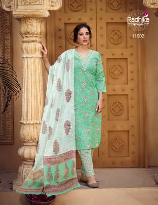 Radhika Lifestyle  Cotton Kudi Vol-11 Readymade Cotton Suit