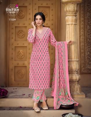 Radhika Lifestyle  Cotton Kudi Vol-11 Readymade Cotton Suit