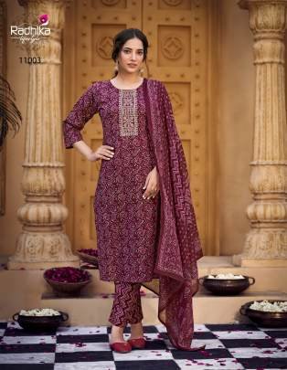 Radhika Lifestyle  Cotton Kudi Vol-11 Readymade Cotton Suit