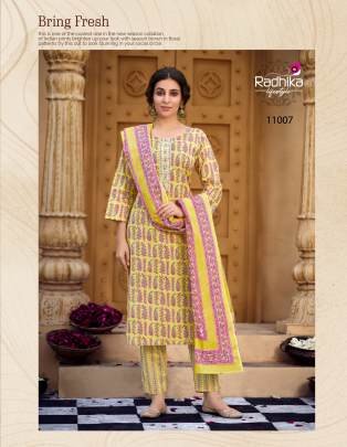 Radhika Lifestyle  Cotton Kudi Vol-11 Readymade Cotton Suit
