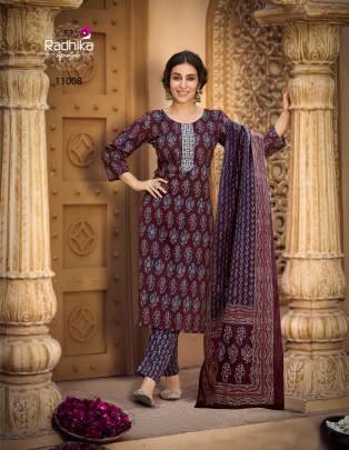 Radhika Lifestyle  Cotton Kudi Vol-11 Readymade Cotton Suit