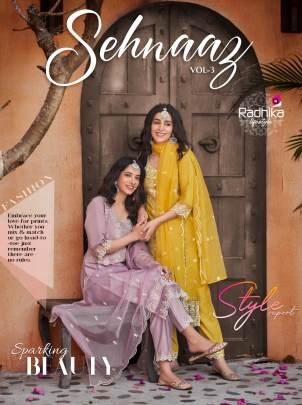 Radhika Sehnaaz Vol 3 Series 3001-3006 Pure Roman Silk Readymade Suit