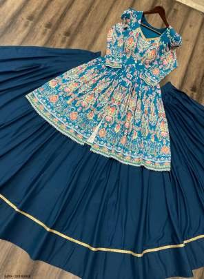 Rama Colour Fiyona silk Fancy Indo Western Lehenga Choli