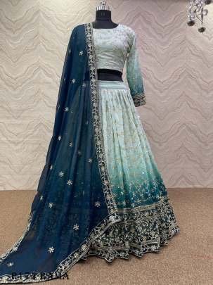 Rama Exclusive Wedding 5MM Sequence And Embroidered Lehenga Choli