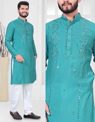 Rama Men Designer Viscose Kurta With Pajama