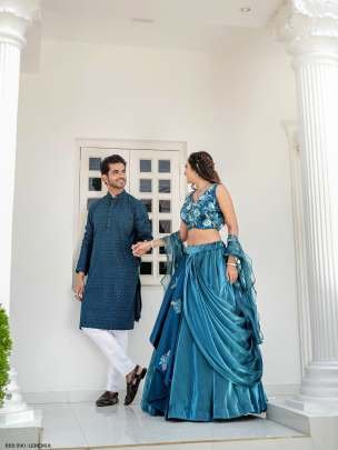 Rama Party Wear Flower Printed Jimmi Choo Lehenga Choli