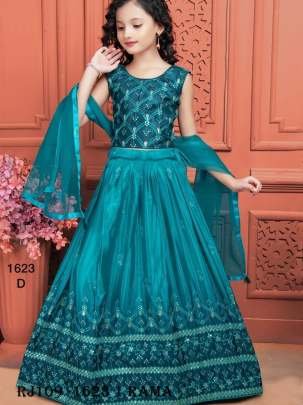 Rama Party Wear Kids Designer Lehenga Choli 