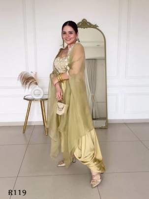 Ready to Wear Japan Satin Indo Western Dress