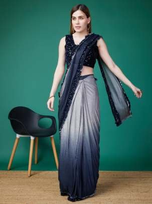 Ready To Wear Party Wear Sequence Sarees