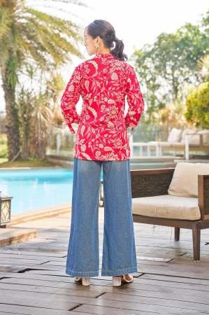 Summer Wear Rayon Floral Printed Top