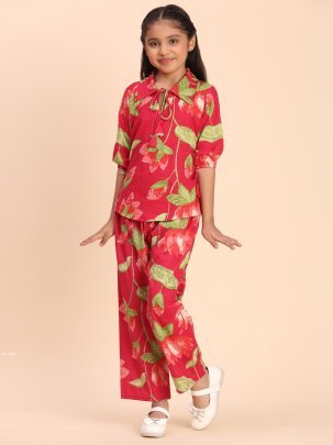 Beautiful Exclusive Raani Co Ord Set for Girls