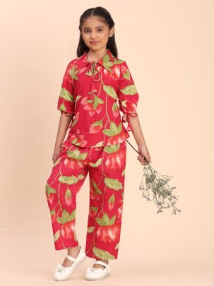 Beautiful Exclusive Raani Co Ord Set for Girls