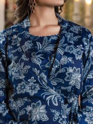 Richierevise Digital Printed Co ord Set With Jacket