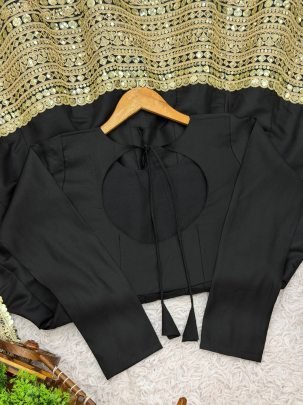 Roman Silk  Anarkali Suit Set With Sequence Work